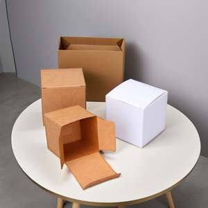 Wholesale <b>Recycled</b> Paperboard Self Erecting Small White <b>Boxes</b> with Offset Printing Custom Size & Logo for Cosmetic Packaging - Product Image 2
