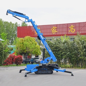 3 Ton 5 6 8 10 Small Mobile <b>Remote</b> <b>Control</b> Construction Telescopic Truck Mounted <b>Crane</b> Crawler 20m Advanced Research and Develop - Product Image 1
