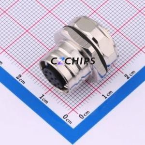 C12B-FSA-FM1-8SCUP-MX Circular (Cable) Connector Connector M12 8P Female Straight - Product Image 1