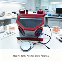 Machine de sablage dentaire pour laboratoire, pistolet à sable double, appareil de sablage dentaire