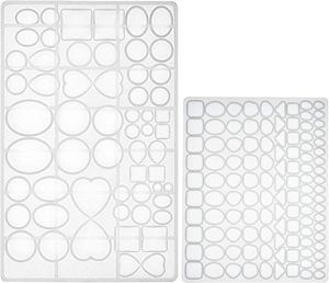 Stampo in Silicone per Gemme Cabochon 3D con 2 Vassoi per Resina Epossidica, Creazione di Gioielli, Moldes De Resina - Product Image 1