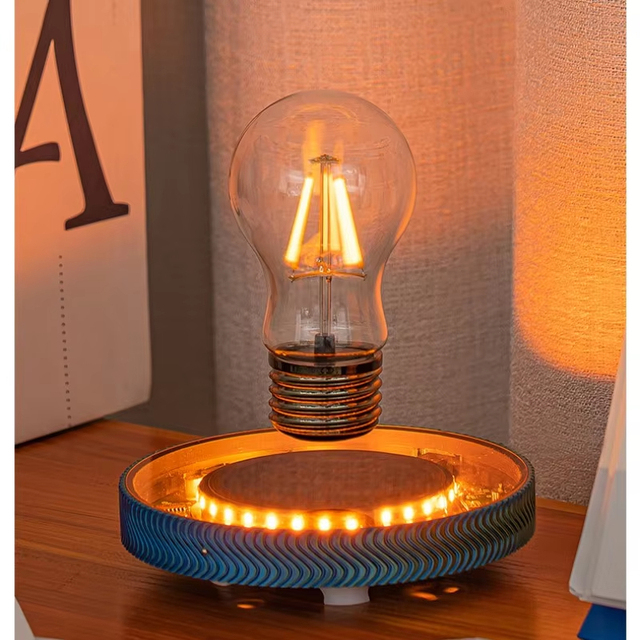 3D Levitating Saturn Lamp Floating Planet Lamp Magnetic Levitation Desk Light with Luminous Base Unique Home Decor for Office