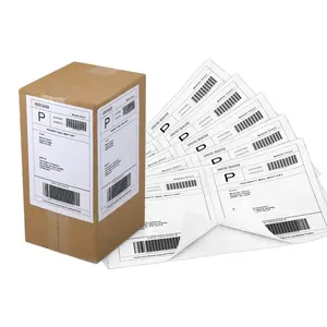 Laser Printing Paper A4 klar druck 100 halb blatt selbst klebe versand aufkleber etiketten