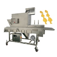 Pompe à moteur industrielle automatique pour la panification à grande échelle des schnitzels, des nuggets, des filets de poisson, de la viande et du poulet pour la restauration rapide