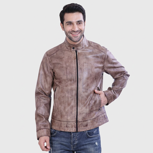 New Arrival Pakistan Manufacturer <b>Men's</b> Biker <b>Leather</b> <b>Jacket</b> Latest Design Eco Friendly Low Price <b>Men's</b> <b>Leather</b> <b>jacket</b> for <b>men</b> - Product Image 1