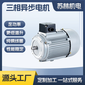 Ys7122 750W มอเตอร์แบบอะซิงโครนัสสามเฟส 220V สำหรับอุปกรณ์เครื่องจักรกล โครงอะลูมิเนียม ลวดทองแดง - Product Image 5