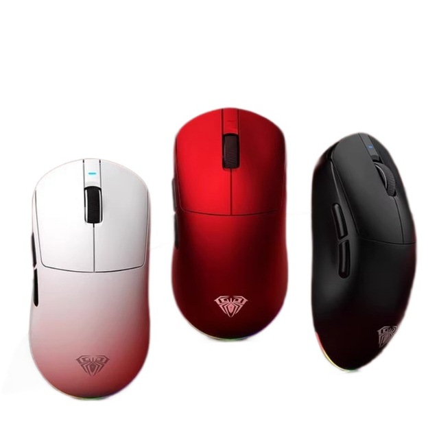 AULA Tarantula V9 Gaming Dual 8K Wireless RGB Backlit 5-Button Ergonomic Computer Mouse Three-Mode Lightweight for for