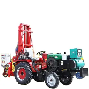 OEM Tractor-Mounted Well Drilling Machine Large-Diameter Deep-Water Well 120-Meter Water Well Drill Rig Fast Drills Equipment