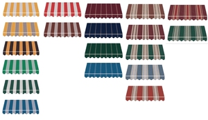 Hợp kim nhôm cửa tán mái hiên nơi trú ẩn đầy đủ Cassette cơ giới có thể thu vào ngoài trời mái hiên Vật liệu PVC - Product Image 6