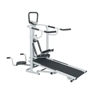 Best Price Running Machine NON-Electric Folding Manual Walking Fitness 4-weg Treadmill