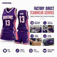 Conjunto de Uniforme de Baloncesto Unisex Personalizado, Camiseta y Pantalones Cortos Sublimados, Kit Personalizado para Equipos, Clubes, Escuelas, Universidades, Ligas del Reino Unido, 100% Personalizado