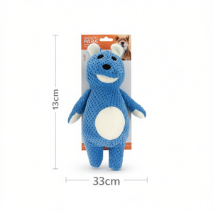 Jouet pour animaux de compagnie Yommy, peluche animale 33 cm, chien bleu, jouet pour chat - Product Image 2