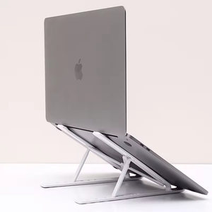 Soporte plegable portátil ajustable de plástico para ordenador de escritorio, soporte <span class=keywords><strong>vertical</strong></span> plegable para ordenador portátil, soporte ABS para Tablet PC - Product Image 2