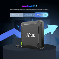TV Box X98K Quad Core RK3528 8K HD, 2GB/16GB 4GB/32GB, Reproductor Multimedia de Alta Calidad, WiFi6 5G con Sistema Operativo Android 13