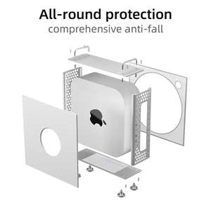<span class=keywords><strong>Support</strong></span> vertical en alliage d'aluminium pour Mac Mini M4 Pro Ventilation Dissipation de la chaleur <span class=keywords><strong>Ordinateur</strong></span> de bureau Housse de protection anti-poussière - Product Image 6