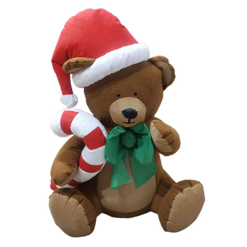 Ours en peluche de feutre de décoration gonflable de Noël de 4Ft