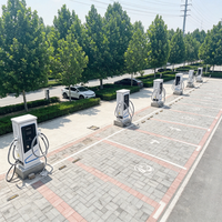 Station de recharge DC 160 kW, chargeur rapide pour véhicules électriques avec système CCS2 et OCPP