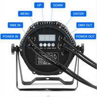 Redsun 14PCS 12W 5-en-1 Étanche LED Par Lumière RGBW Projection Disco DJ Lumières IP65 Équipement avec Prix d'Usine