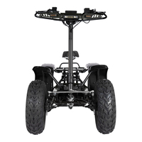 Scooter Eléctrico Todoterreno Plegable de 6000W con Tracción en las 4 Ruedas o en 2 Ruedas, Ideal para la Calle, la Granja o la Caza, con Asiento Grande, Scooter Eléctrico de Movilidad para Personas Mayores