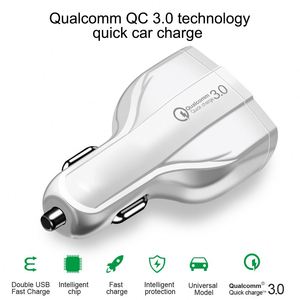 Cargador de coche 2 puertos 3.1A Cargador <span class=keywords><strong>USB</strong></span> dual Pantalla LCD 12-24V Toma de cigarrillos Encendedor Adaptador de cargador de coche rápido - Product Image 4