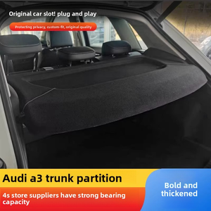 Pour <span class=keywords><strong>Audi</strong></span> A3 2013-2026, étagère de <span class=keywords><strong>coffre</strong></span> arrière, couverture de <span class=keywords><strong>coffre</strong></span> spéciale, cloison de <span class=keywords><strong>coffre</strong></span> arrière - Product Image 2