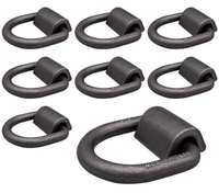 Anneaux en D et clips polyvalents en acier forgé au carbone 3/4 pour la fixation de charges complexes