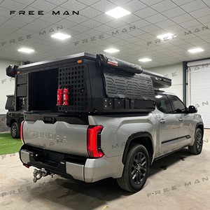Tente de <span class=keywords><strong>camping</strong></span> <span class=keywords><strong>pour</strong></span> toit de voiture, 2-3 personnes, ultralégère, en aluminium ABS, imperméable, à ouverture rapide, <span class=keywords><strong>pour</strong></span> camionnette - Product Image 1