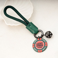 Porte-clés dés en céramique haut de gamme best-seller pendentif porte-bonheur écologique Style de célébrité Internet populaire personnalisé