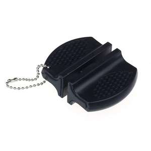 Afilador de cuchillos mini con llavero, cerámica de múltiples granos y carburo de tungsteno para uso en montañismo al aire libre - Product Image 2