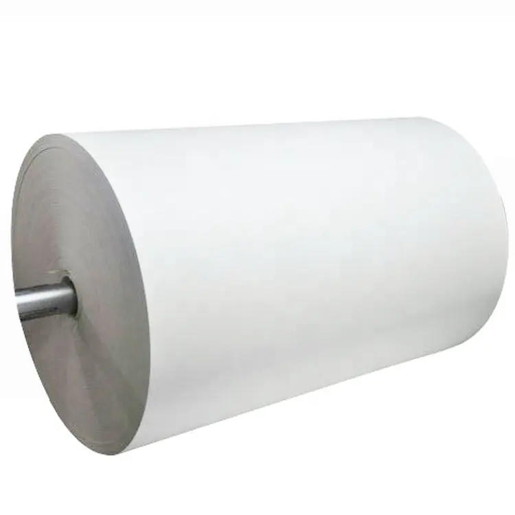 Rollo de papel térmico Jumbo 100% pulpa virgen con imagen de vida útil de 3-5 años, 48-80g, disponible en el mercado de Turquía