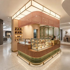 Vintage English Elegance, Modern Display: High-Clarity Tempered Glass Shelving with Food-Grade Acrylic & Stainless Steel and Int - Product Image 1