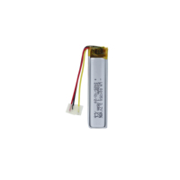 Mini batterie Lipo 3.7V 500mAh 801350 lithium-ion haute capacité pour montre connectée et petits écouteurs Bluetooth