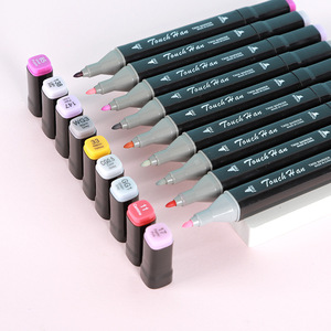 Marqueur à double pointe 12/48/60/80/100 couleurs, stylo marqueur permanent à double pointe, fournitures scolaires d'art, marqueurs de dessin manga pour enfants - Product Image 3