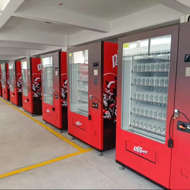 High-Capacity Snack and Drink Vending Machine with Cooling System for Schools & Malls