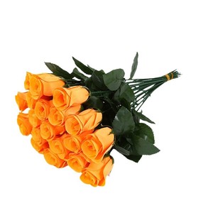 <b>Best</b> Selling High-End Handmade <b>Artificial</b> Rose Bouquet Top Seller Fabric Roses for Wedding Home & Valentine's Day Decor - Product Image 4