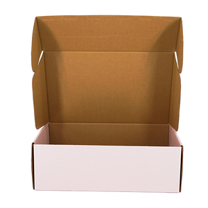 Caja de Regalo Pequeña de Cartón Corrugado Rosa con Impresión Personalizada, con Forro Interior y Separador para Calendario de Adviento - Product Image 2