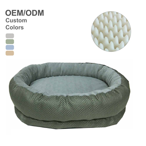 Cama Ortopédica Ovalada Elevada, Cálida y Acogedora para Perros, Venta al por Mayor - Product Image 1