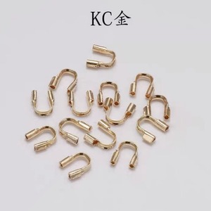 Protectores de Hilo Metálicos en Forma de U para Joyería, para Collares y Pulseras, en Chapado de Oro Blanco, Oro Rosa, Plata, Bronce Oscuro y Bronce KC - Product Image 3