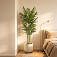 Vente en gros en ligne de plantes artificielles en plastique, palmiers Areca, écologiques, pour la décoration intérieure et extérieure de la maison et du jardin