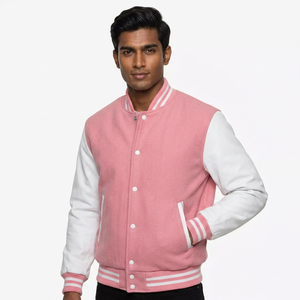Fabricant de vestes universitaires de baseball avec support pour échantillons personnalisés et production en gros sur commande pour les acheteurs de marques privées - Product Image 1