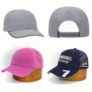 Laser-Cut Air Vent Light Baseball Sports Caps Custom Performance Hats BSCI Real Factory Manufacturer <b>Small</b> Business Welcome OEM - Product Image 6