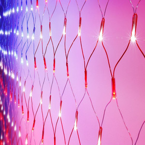 390 <span class=keywords><strong>Led</strong></span> Ngoài Trời Cờ Mỹ <span class=keywords><strong>Net</strong></span> Đèn 2*1m Lớn USA cờ lưới đèn cho Giáng sinh IP44 đánh giá - Product Image 2