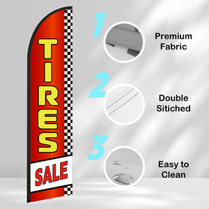 ยางรถยนต์ขนาด 2.5*11.5 ฟุต ลดราคา  ธงขนนกคุณภาพสูงแบบสั่งทำ ธงชายหาดสำหรับงานปาร์ตี้ริมชายหาดและโปรโมชั่นโฆษณา - Product Image 3