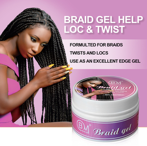 Gel pour tressage de cheveux, étiquettes privée, 1 pièce, gel à paillettes, idéal pour la coiffure, vente en gros - Product Image 3
