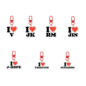 พวงกุญแจอะคริลิค Spot Wholesale KPOP Bst Youth Group จองกุก จีมิน แทฮยอง จิน ดีไซน์การ์ตูนแฟชั่น - Product Image 1