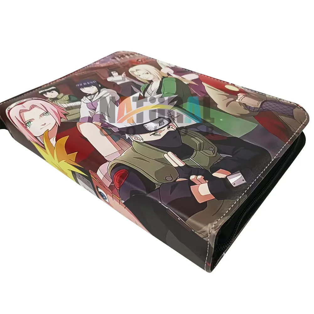 Benutzer definierte 2 Pocket PP oder Leder PU Top Deck Magnetic Photo Sammelkarten ordner Album Binder für Brettspiel oder Sport