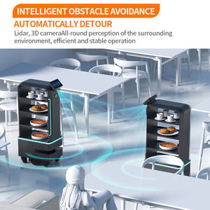 Preço de desconto de fábrica, falando recepção, entrega de alimentos, robô, hotel, restaurante, serviço de robô, camiseta para venda - Product Image 6