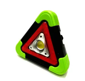 Solar LED Work Lights Warning Triangle For Car