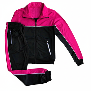 กางเกงวอร์มและมีฮู้ดสำหรับผู้หญิงชุดวอร์มกางเกงสองชิ้นสำหรับใส่วิ่งชุด2025ตามสั่งผลิตสำหรับเด็กผู้หญิง - Product Image 1