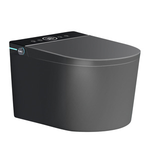 Thông Minh Thông Minh Nhà Vệ Sinh Tự Động Cảm Biến Xả Điện Một Mảnh Tankless Thiết Kế Bát Hình Dạng Ghế Sưởi Ấm <span class=keywords><strong>WC</strong></span> Cho Phòng Tắm - Product Image 1